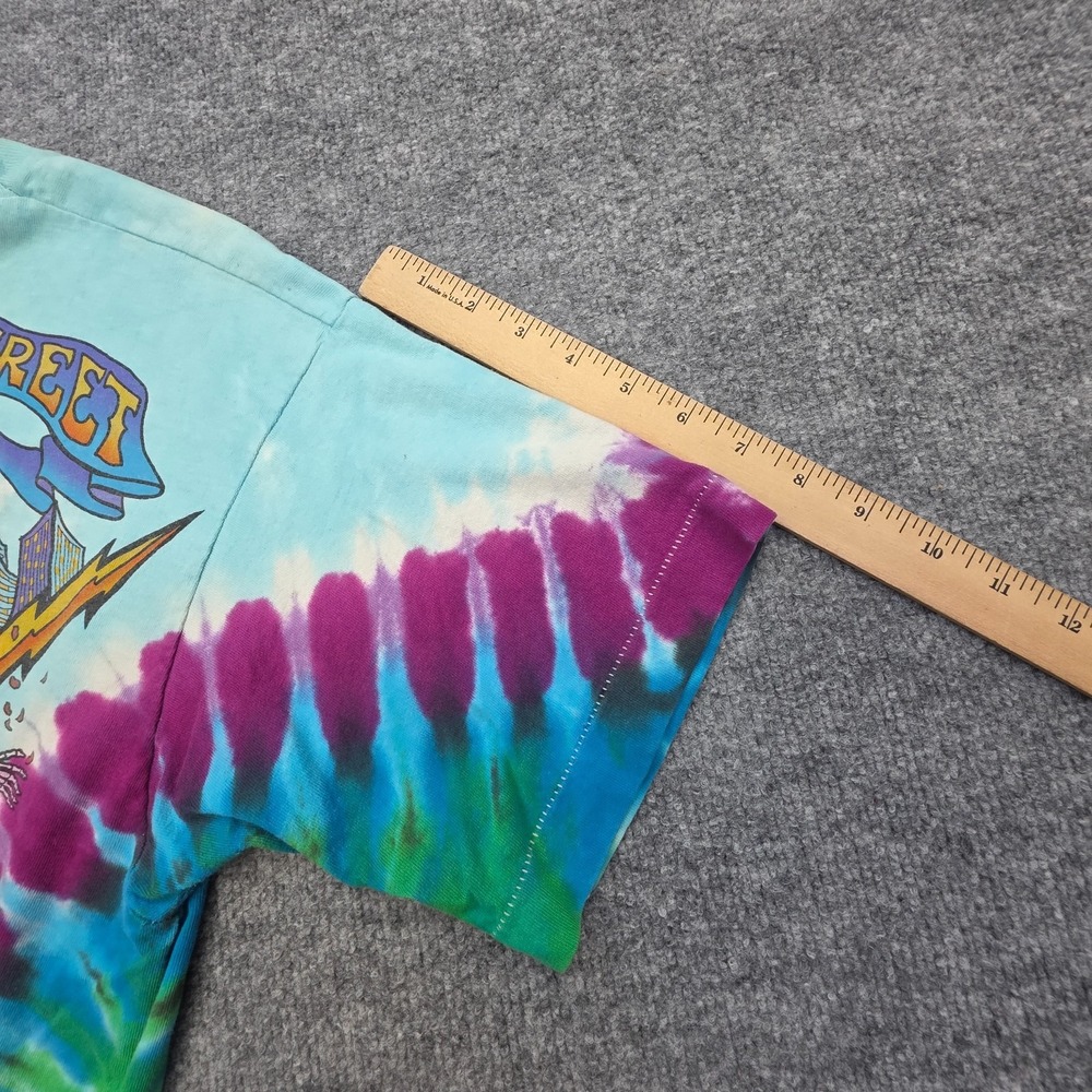 Vintage Grateful Dead Shirt Mens XL Liquid Blue AOP Skeletons Bears 1993 - Picture 14 of 15